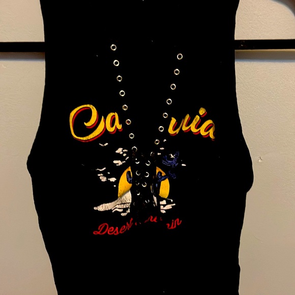 Black lace up body suite from forever 21 - Picture 3 of 3